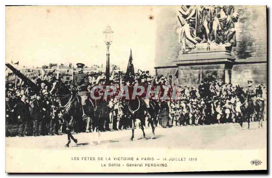 Parade in Paris — General Pershing — 14. Juli 1919