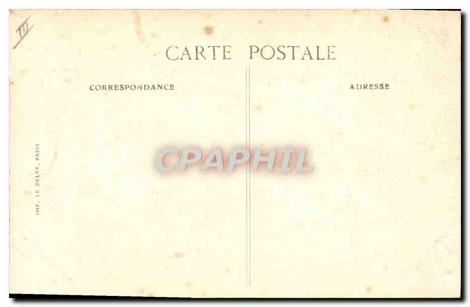 Parade in Paris — General Pershing — 14. Juli 1919 — Rückseite
