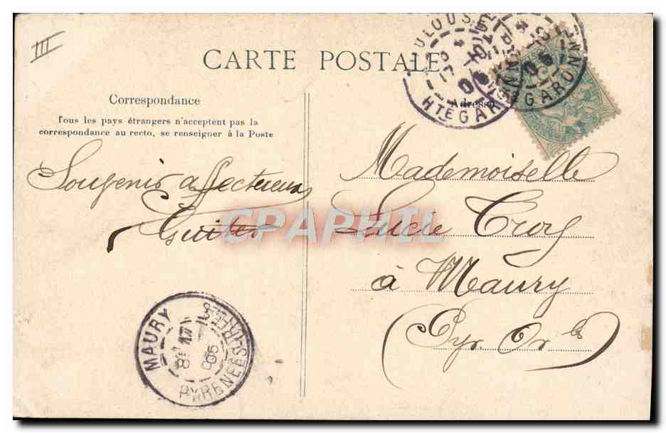 CPA Militaria Encore Canelle  — Rückseite