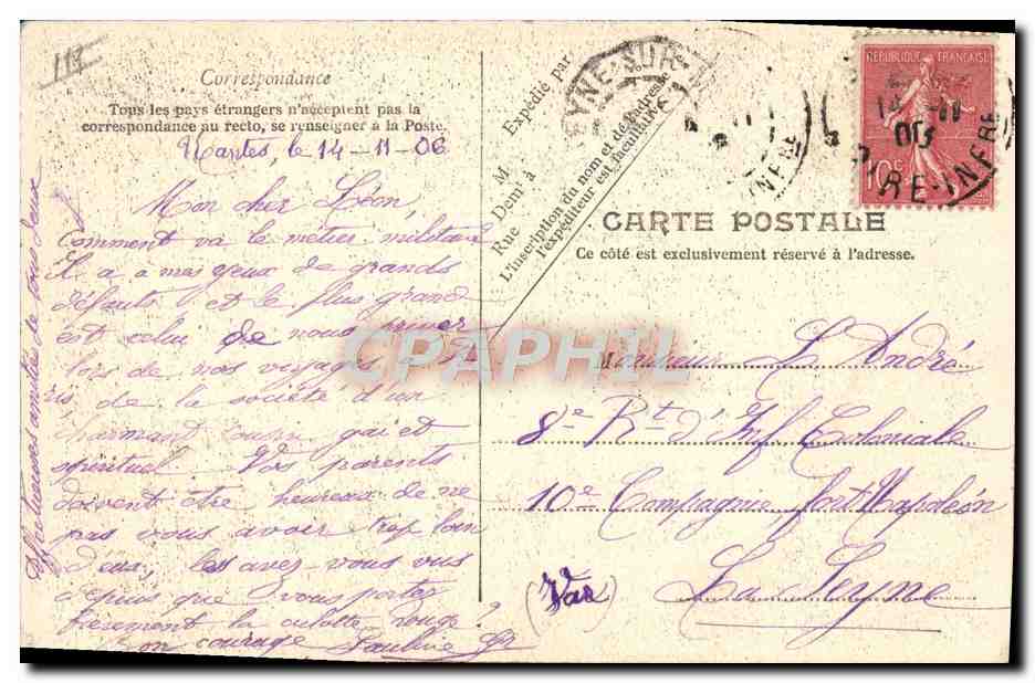 CPA Militaria Encore Jours a faire demain matin  — Verso