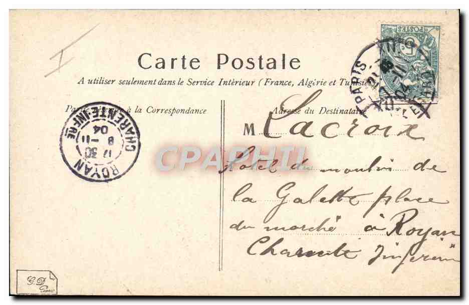 CPA Militaria Soldat Encore 4 jours — Rückseite
