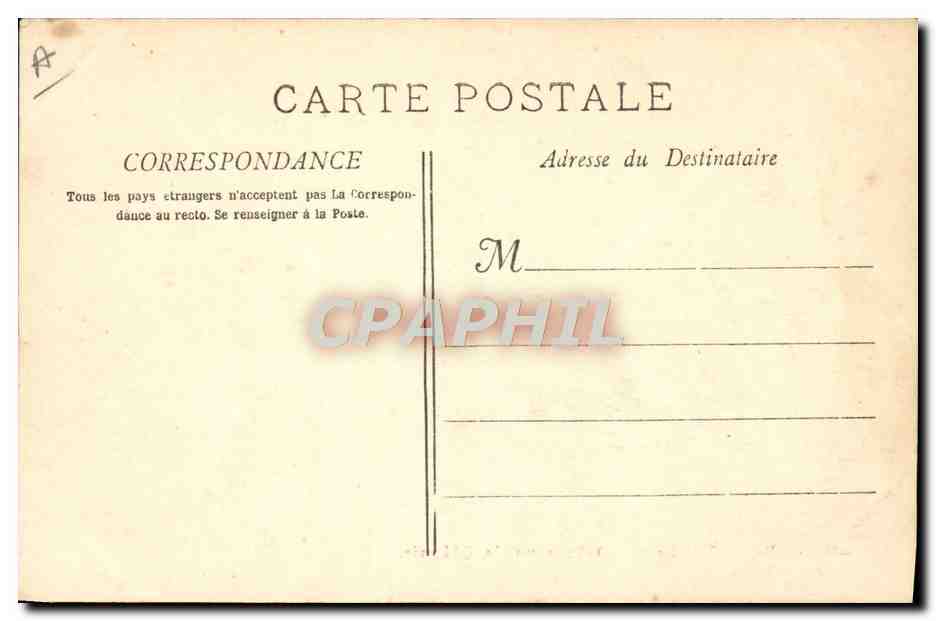 Escadrille de Torpilleurs - Défense mobile d'Algérie — A. Bougault, n° 406 — Verso