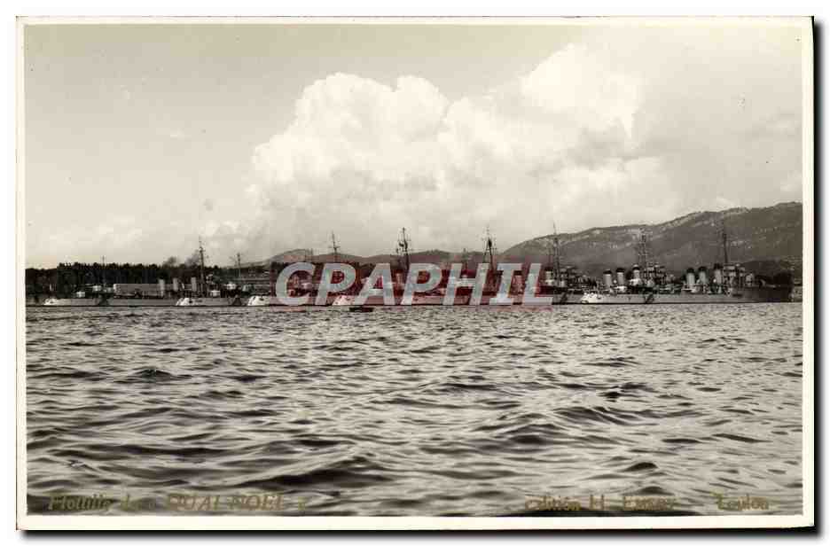 CPM Bateau Guerre Flotille du Quai Noel 