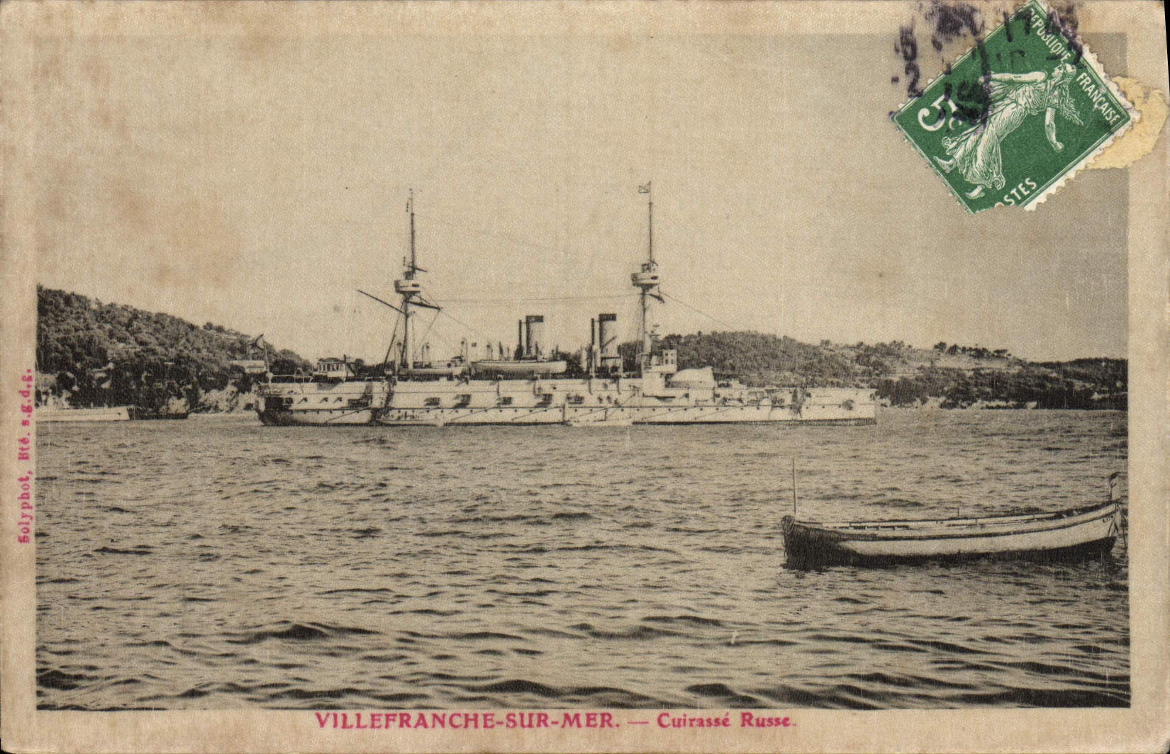 VILLEFRANCHE-SUR-MER — Cuirassé Russe — Polyphot, Bte. s.g.d.g.