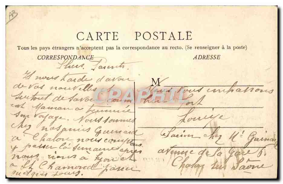 Chalon-sur-Saône — Torpedoboot der 26-Node-Klasse — Werft Schneider & Cie — Rückseite
