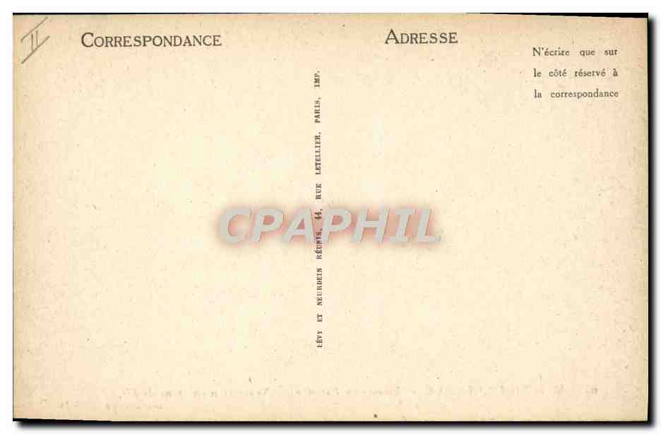 CPA Bateau Guerre Service en escadre Navigation en ligne de file — Verso