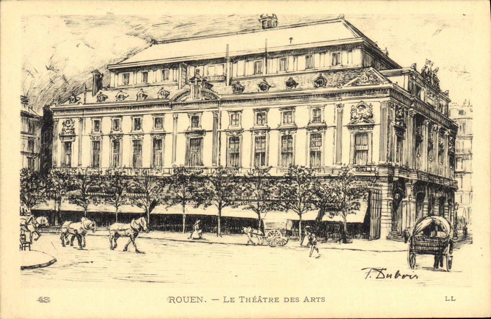 Rouen — Le Théâtre des Arts — T. Dubois, n°48