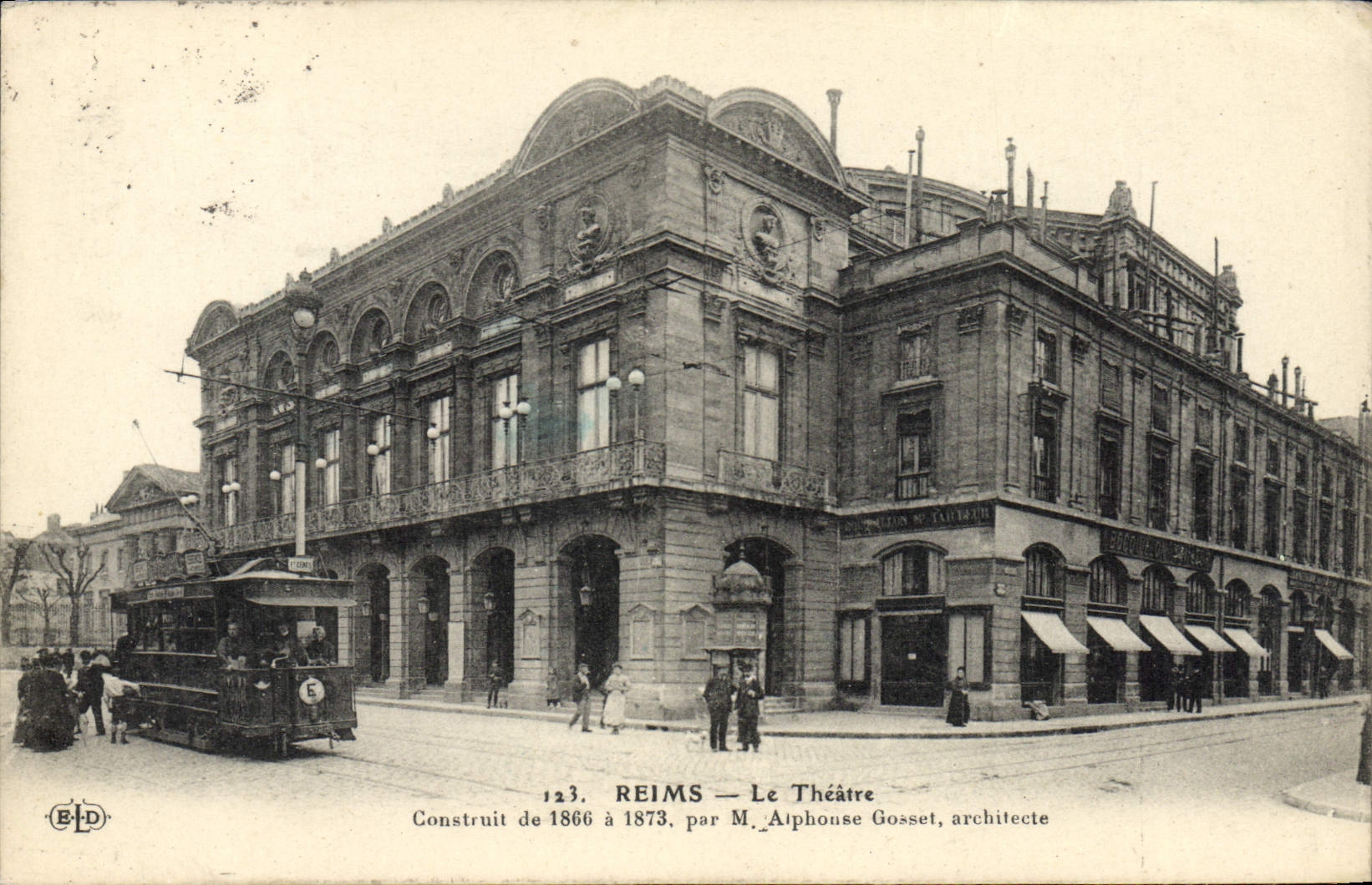 CPA Theatre Reims Tramway