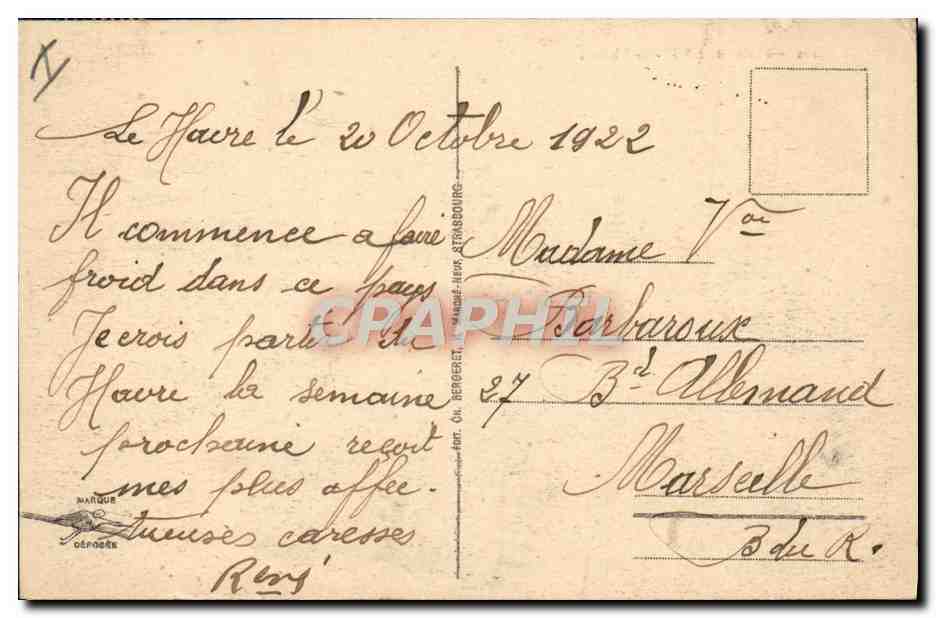 CPA Theatre Strasbourg — Verso
