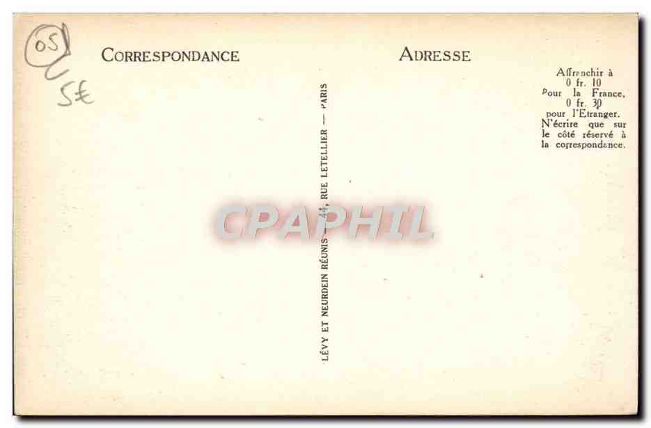 Le Dauphiné Pittoresque — La Grave — Le Presbytère — LL. — Rückseite