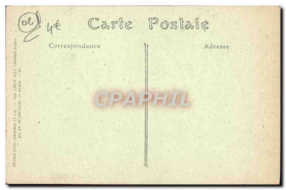 Ancienne Cathédrale de LAON — Fragment d'une rose ouverte sur la Façade occidentale du Bras du Transept (XIIIe siècle) — ND Phot. — Rückseite