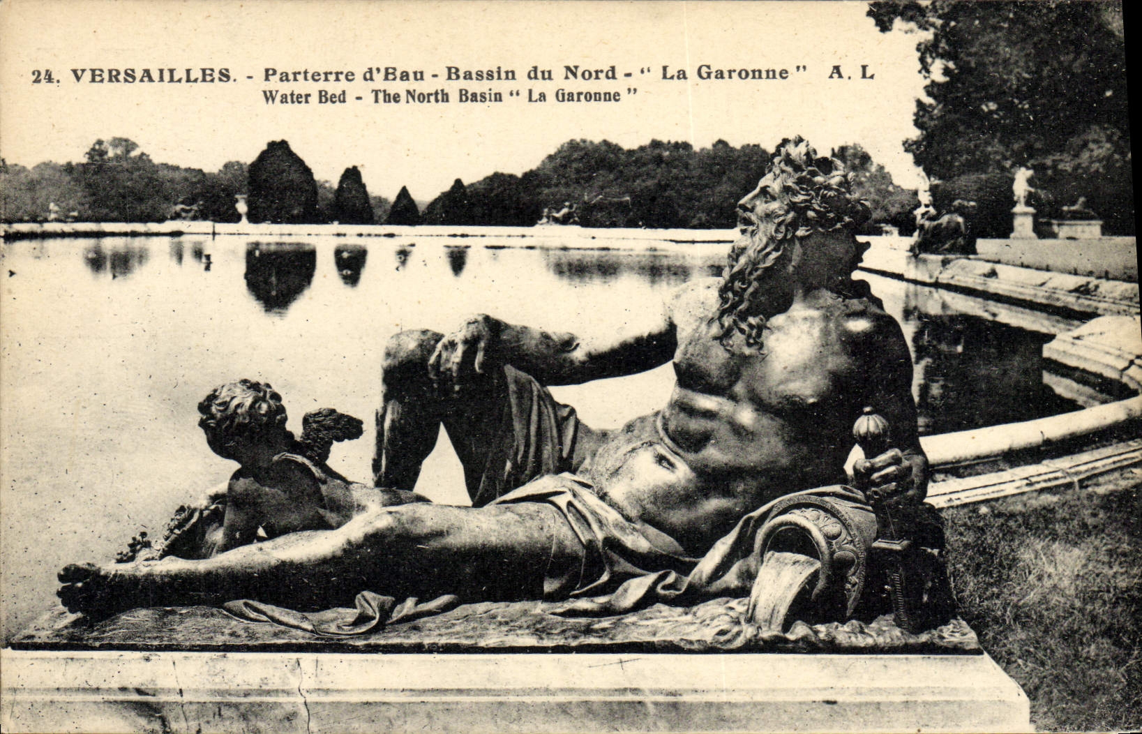 Versailles - Parterre d'Eau - Bassin du Nord - "La Garonne" - A. L.