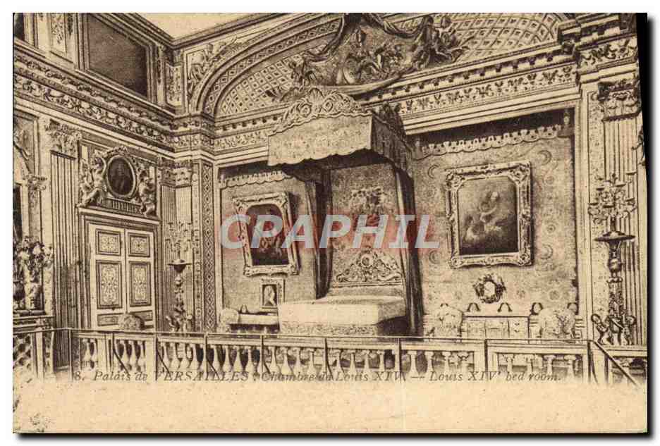 CPA Versailles Chambre de Louis XIV