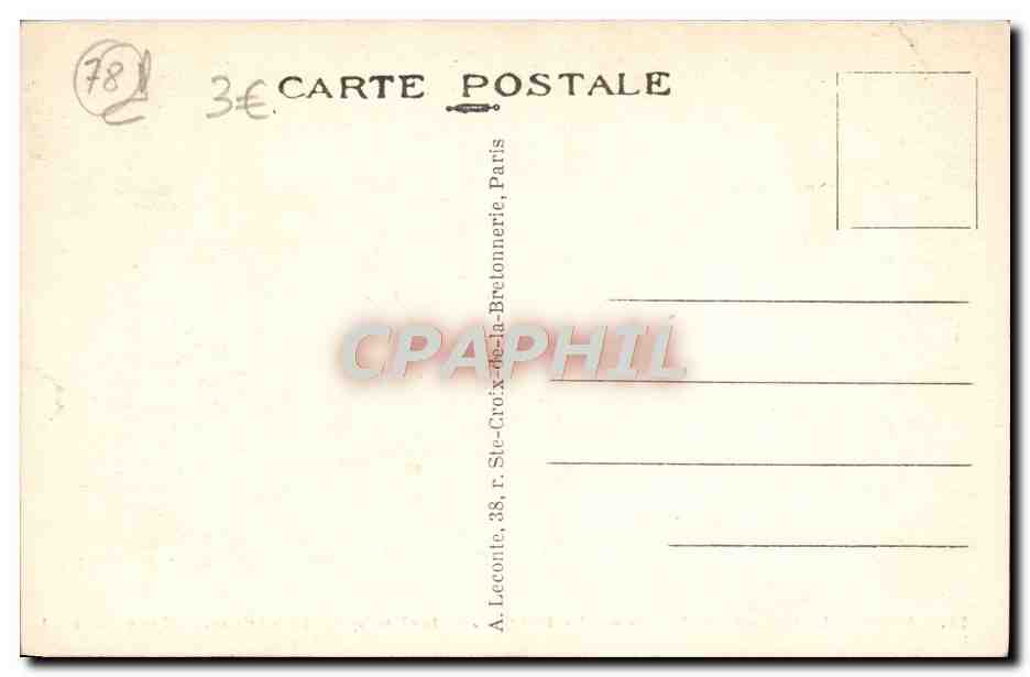 CPA Versailles Petit Trianon Le Pavillon de la Musique — Verso