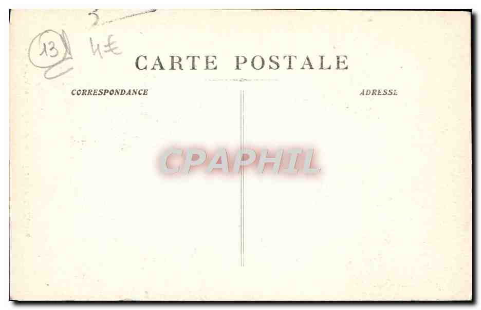 CPA Calanque de Croisette et rocher de Maire Bateau — Rückseite