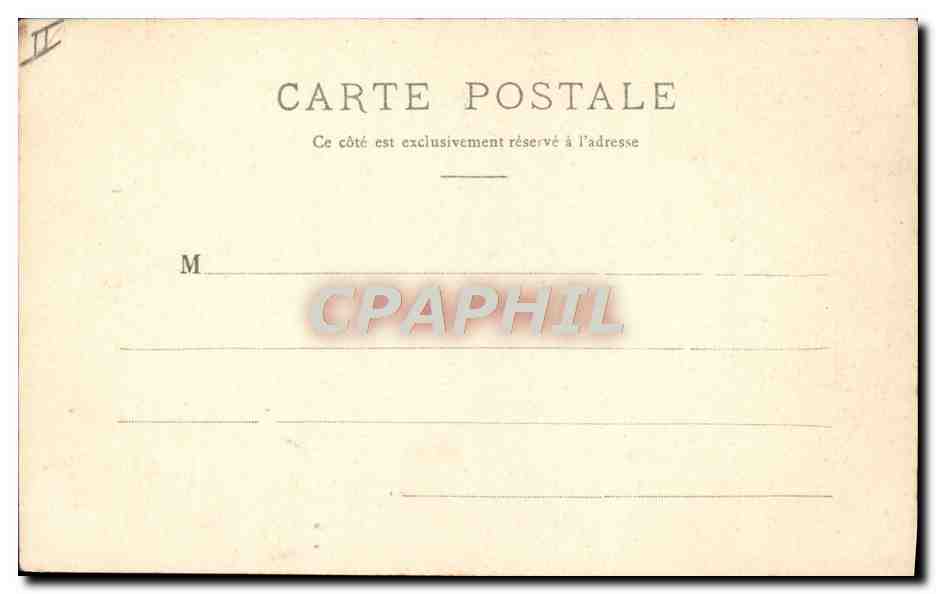 CPA Dijon Temple protestant — Rückseite