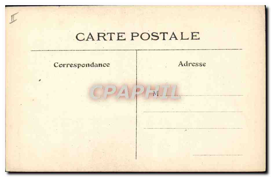CPA Paris Temple de l'Etoile — Verso