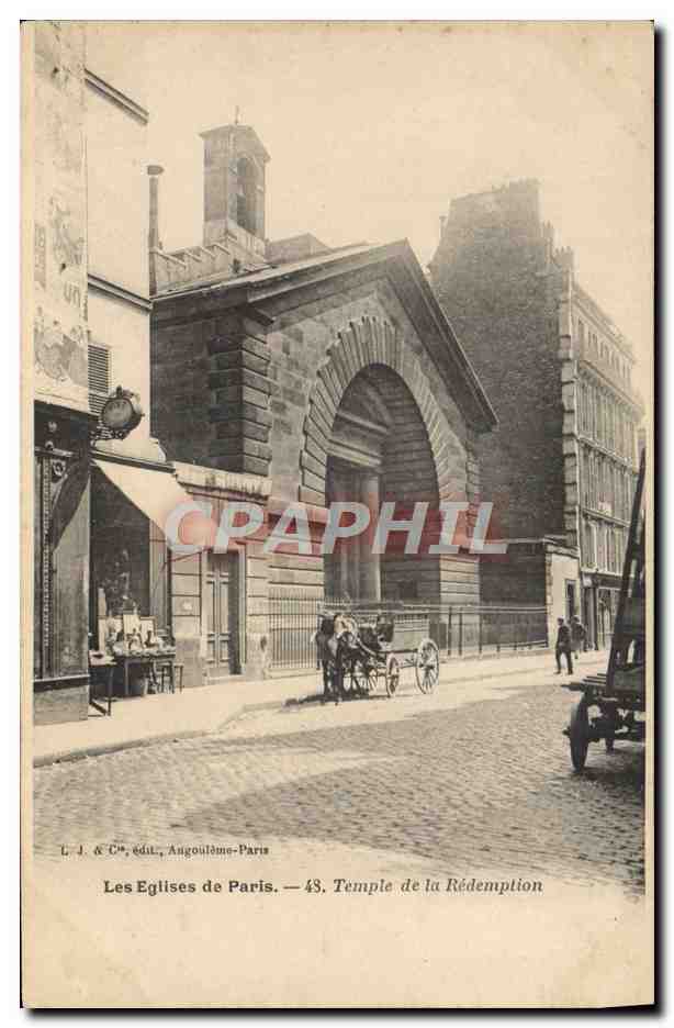 CPA Paris Temple de la redemption