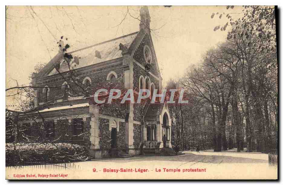 CPA Boissy Saint Leger Le Temple protestant
