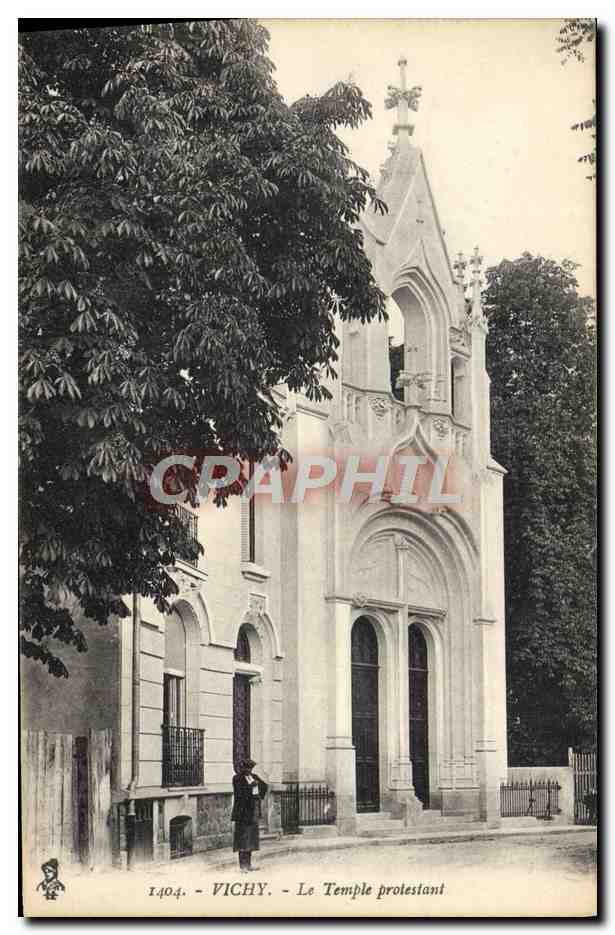 CPA Vichy Le Temple protestant