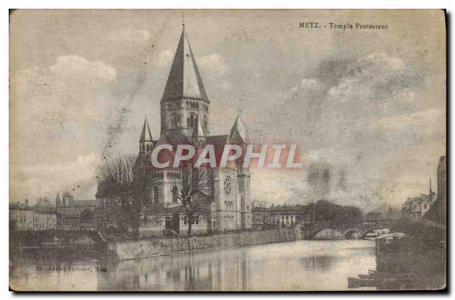 CPA Metz Temple protestant
