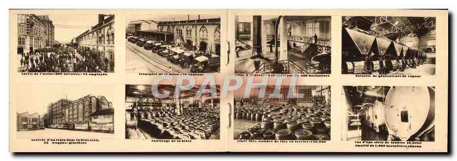 CPA depliante Brasserie Champigneulles Meurthe et Moselle — Rückseite