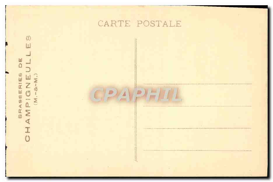 CPA Brasserie Champigneulles Meurthe et Moselle Vue exterieure de la salle a brasser et de la malterie  — Rückseite