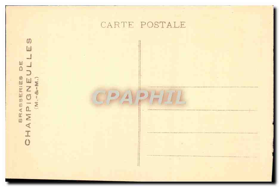 CPA Brasserie Champigneulles Meurthe et Moselle Vue generale  — Rückseite