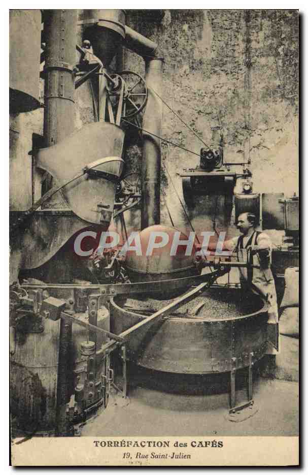 Torréfaction des Cafés — 19, Rue Saint-Julien — Éditeur : Félix Potin, Nancy