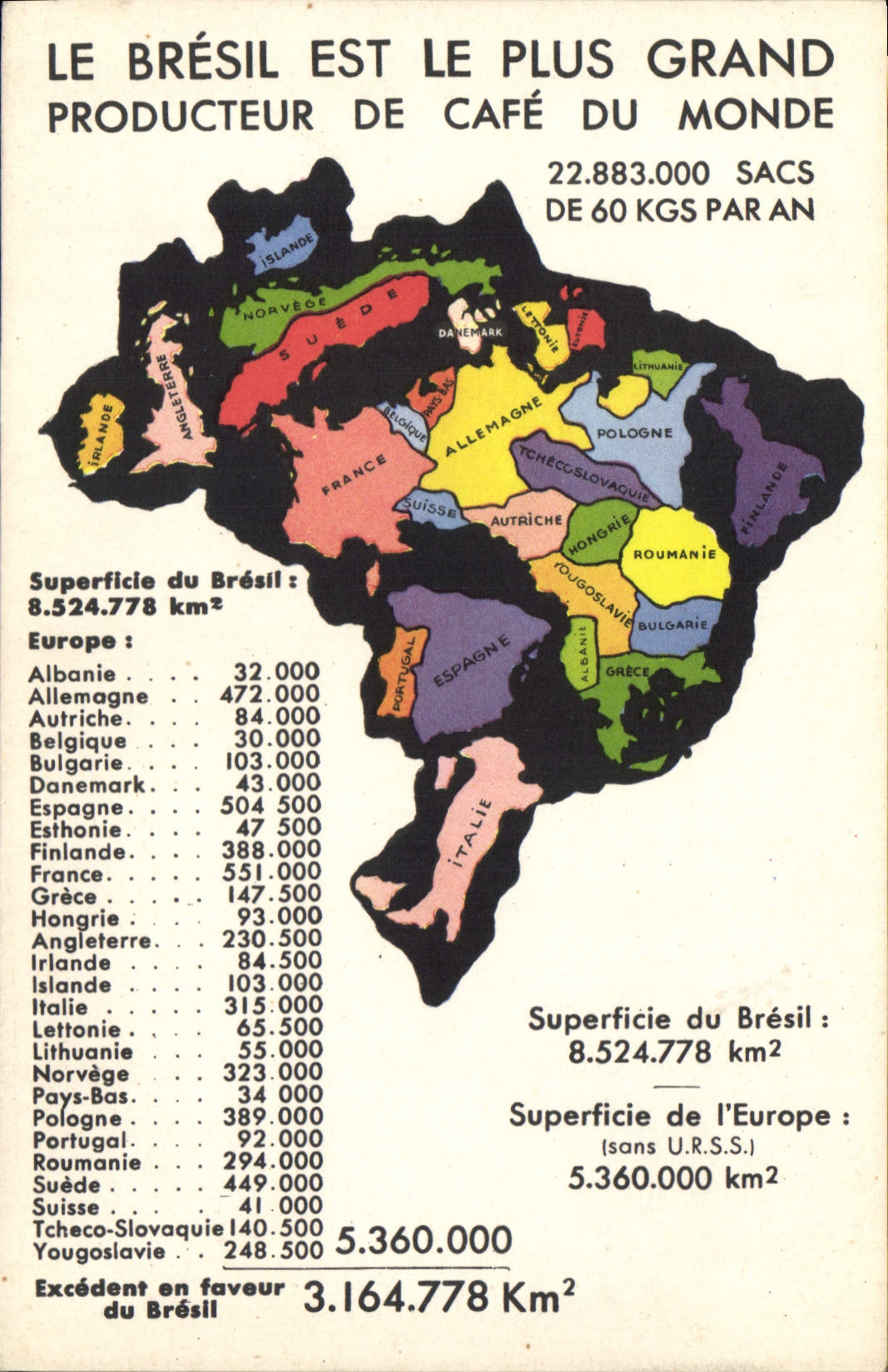 CPA Departement national du cafe Cafes du Bresil a l'exposition 1937 Brazil