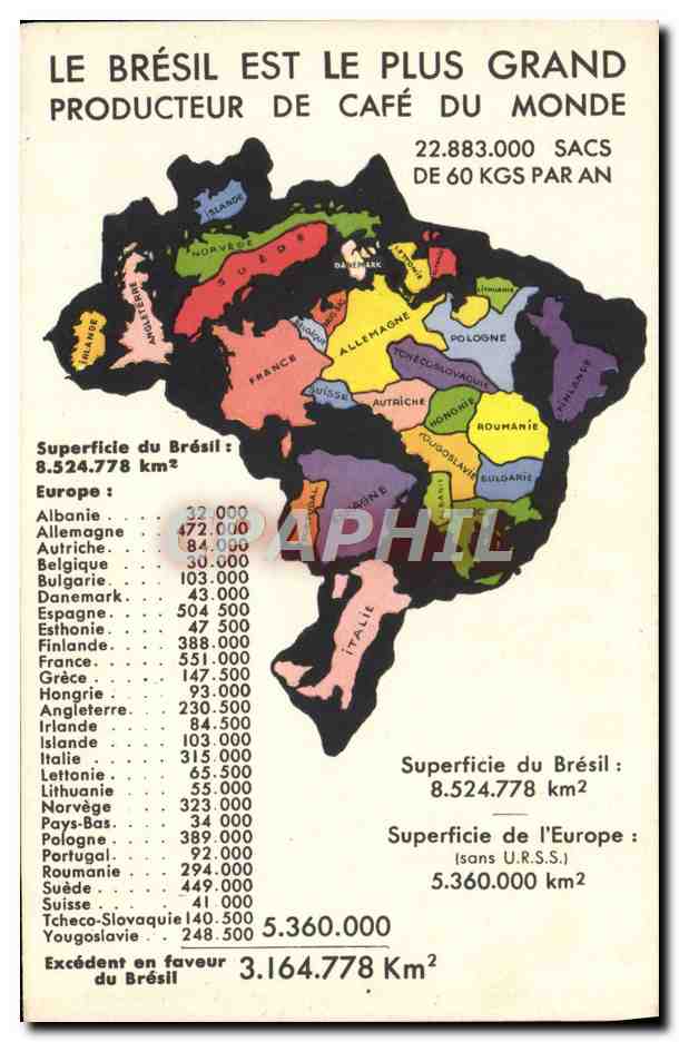 CPA Departement national du cafe Cafes du Bresil a l'exposition 1937 Brazil