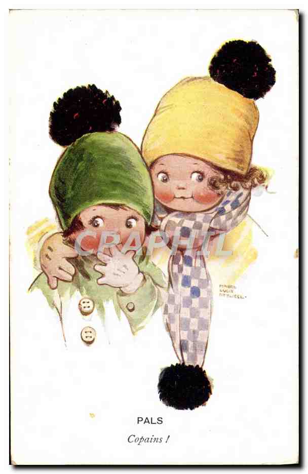 CPA Illustrateur Enfants Pals
