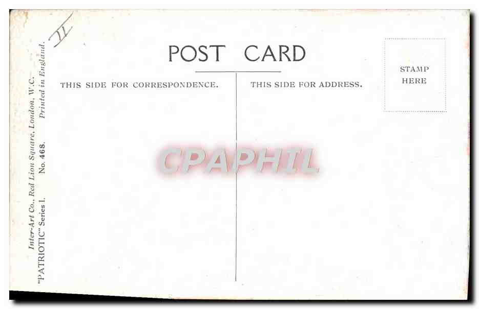 CPA Illustrateur Enfants Militaria Fred Spurgin — Rückseite