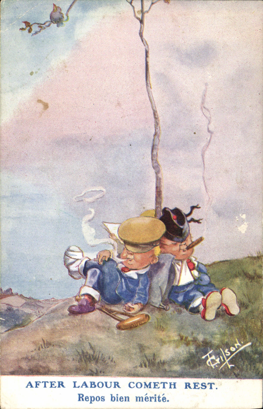 CPA Illustrateur Enfants