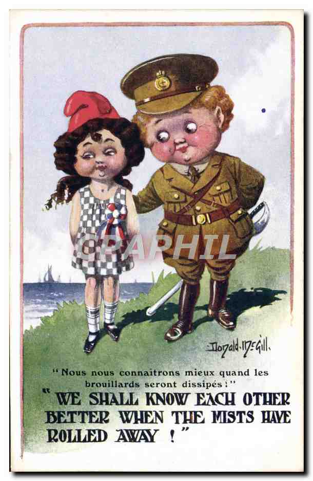 CPA Illustrateur Enfants Donald McGill