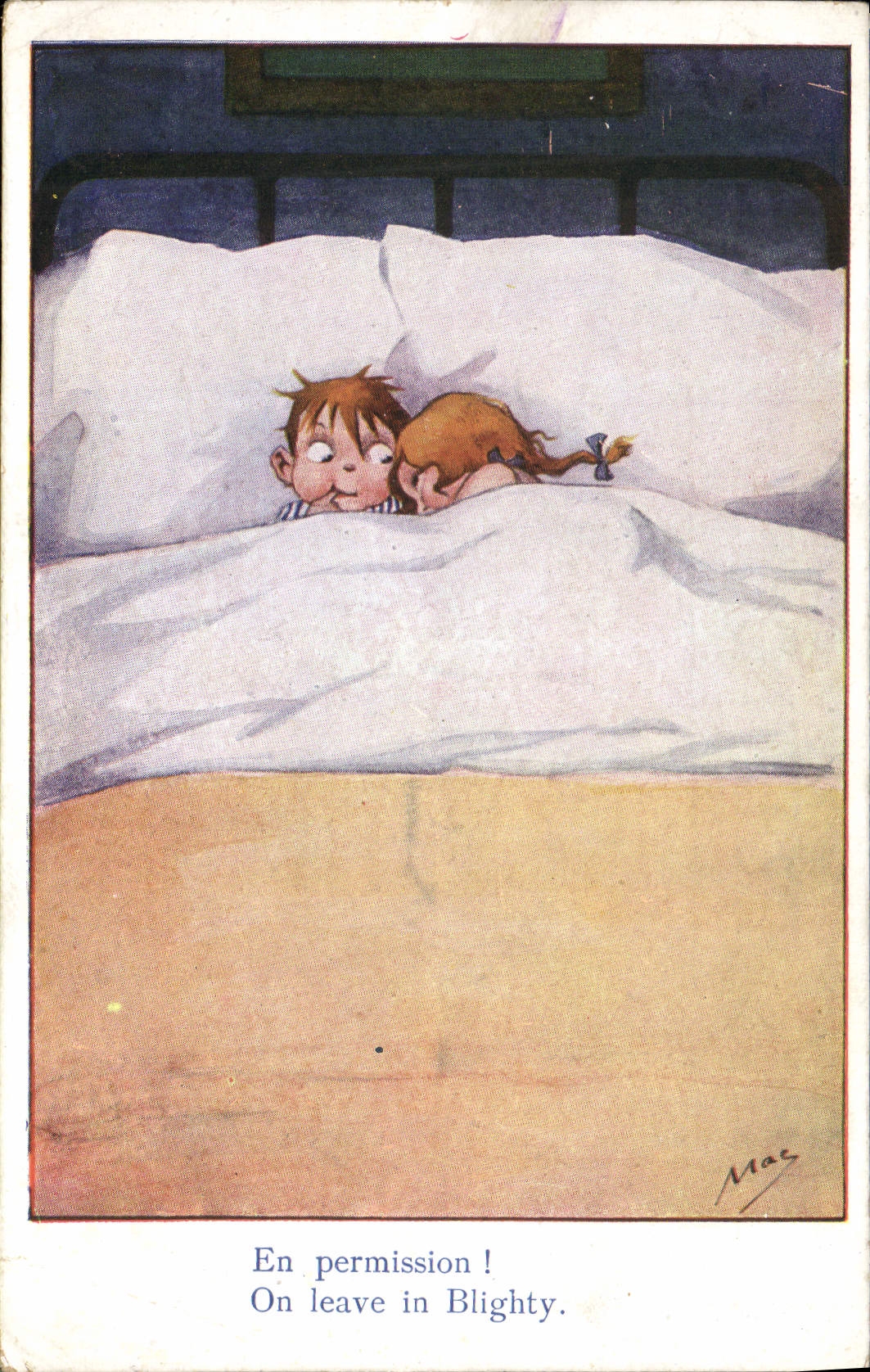 CPA Illustrateur Enfants Mac