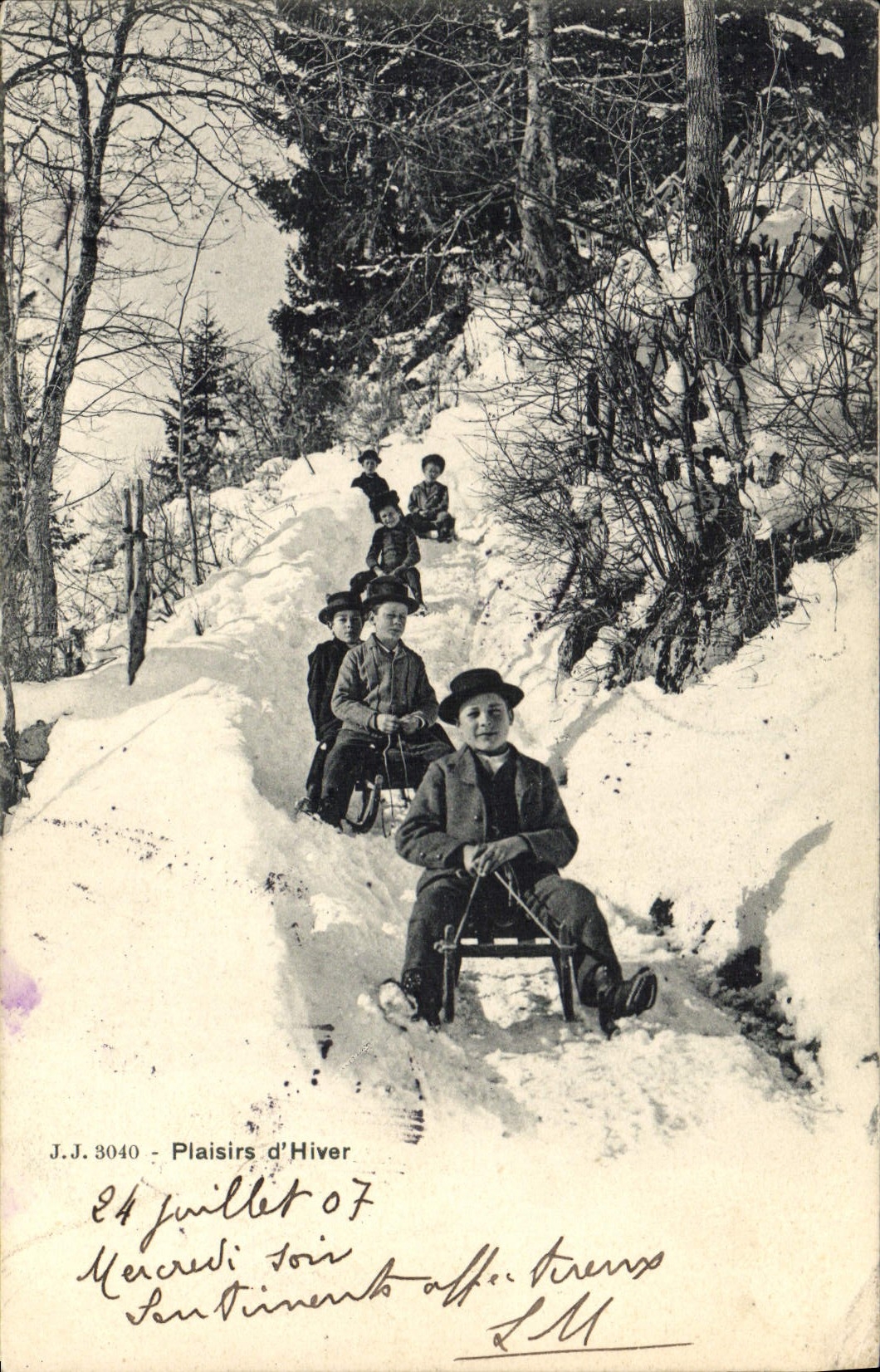 Plaisirs d'Hiver — J.J. 3040 — Jullien Frères, Genève