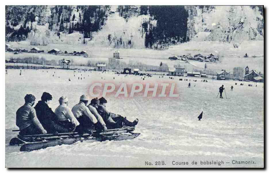 Sledebaan — Chamonix — Photo-Contier, Nr. 28B