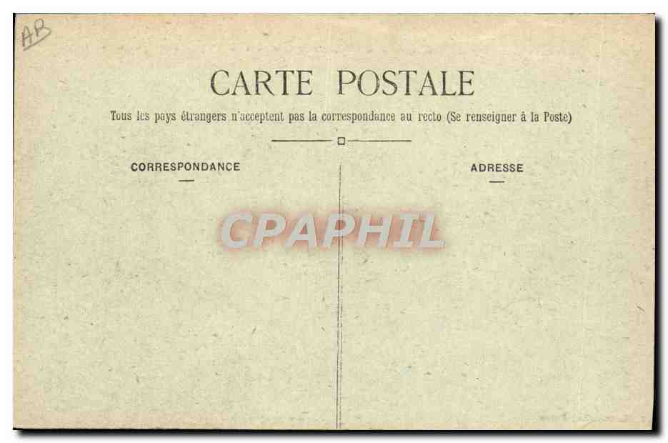 CPA Train Locomotive Sommet du Puy de Dome et l'observatoire  — Rückseite