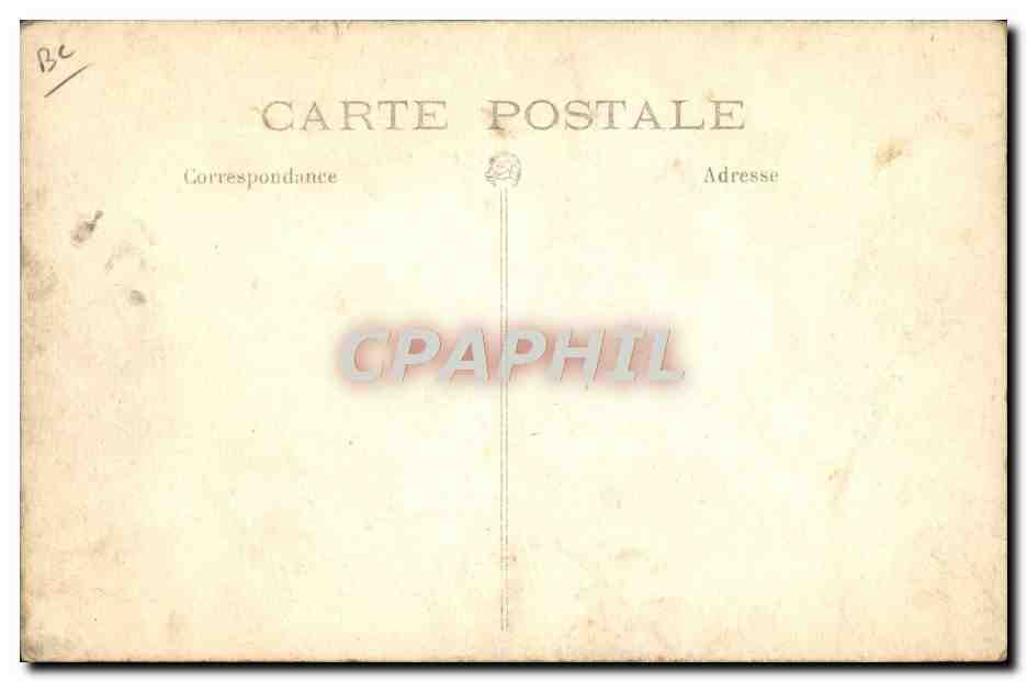 CARTE PHOTO Train Locomotive  — Rückseite