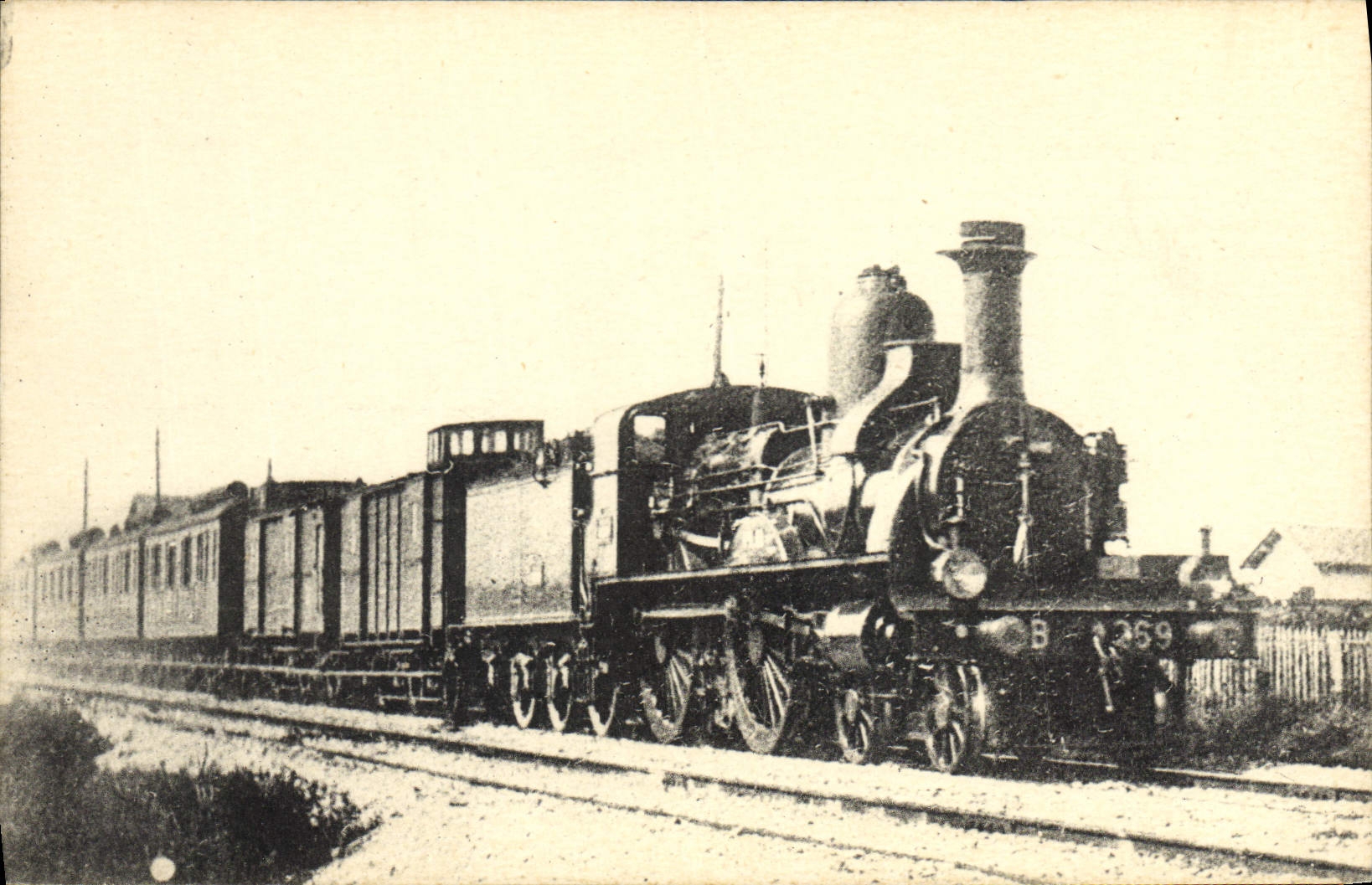 CPA Train Locomotive Reseau PLM Express SErie 111 400