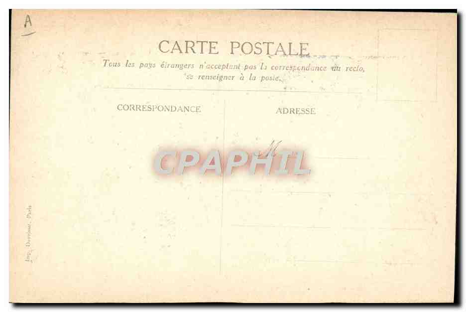 CPA Bateau Compagnie des Messageries Maritimes Un coin des environs de Rohio  — Rückseite