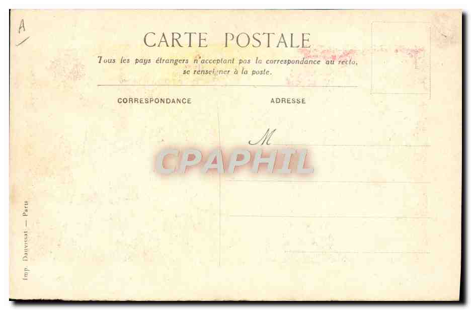 Le Pont de Marbre (Fontaine de Jade à Pékin) — d'après une aquarelle de M. Ruedolf — Messageries Maritimes — Back