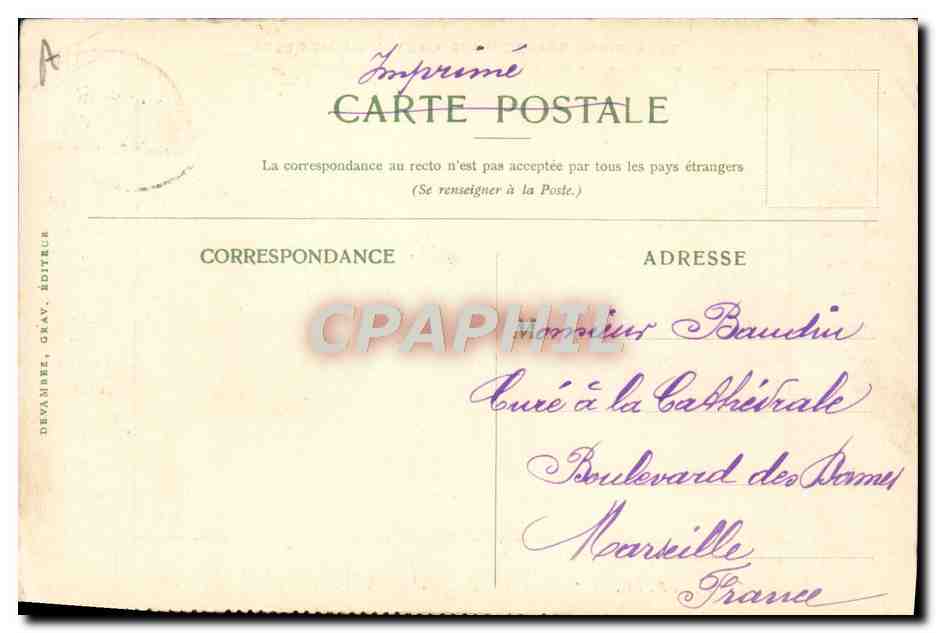 Géants genévriers (Pays Kikuyu), via Mombasa — Compagnie des Messageries Maritimes, éditeur Devanbère — Verso