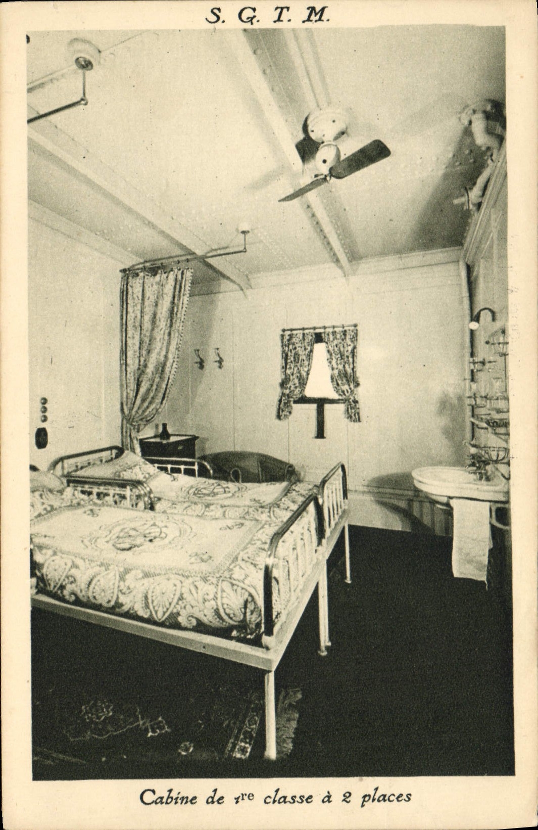 Cabine de 1re classe à 2 places — S.G.T.M.
