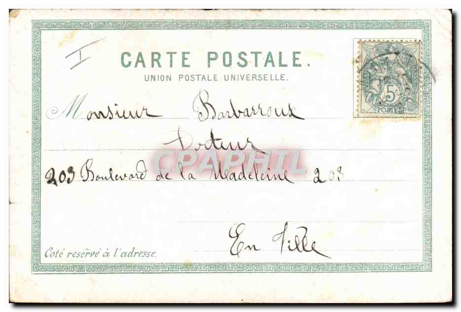 Mite Coconitzu — Belleza parisina — Primer premio — n° 8548 — Reverso