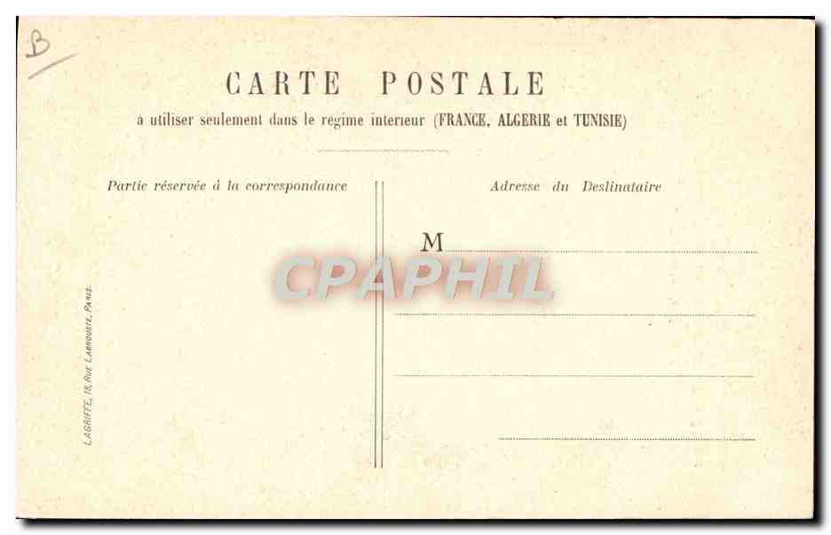 Recuerdo del ausente — 38 — editor LAGRIFTE, París — Reverso