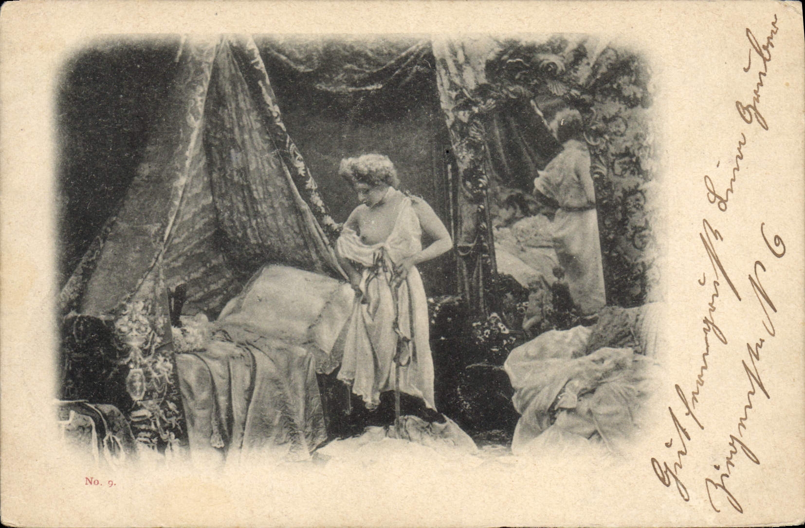 Escena teatral — escena de cama — editor desconocido, n° 9