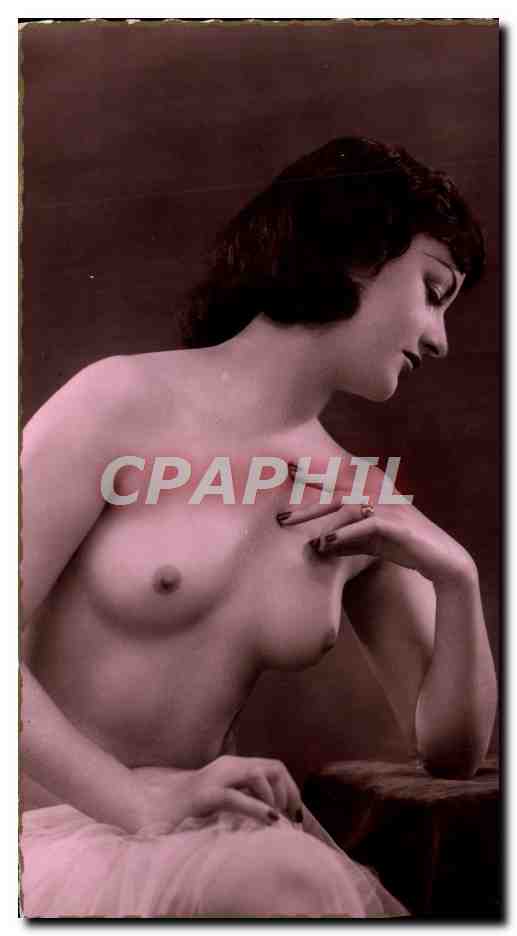 Nu femenino — postura sentada — Ediciones de Lujo G.P. Paris, n° 418