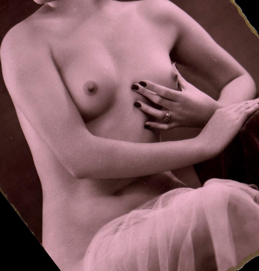 Nudo femminile — posa intima — Éditions de Luxe G.P. Paris, n° 418